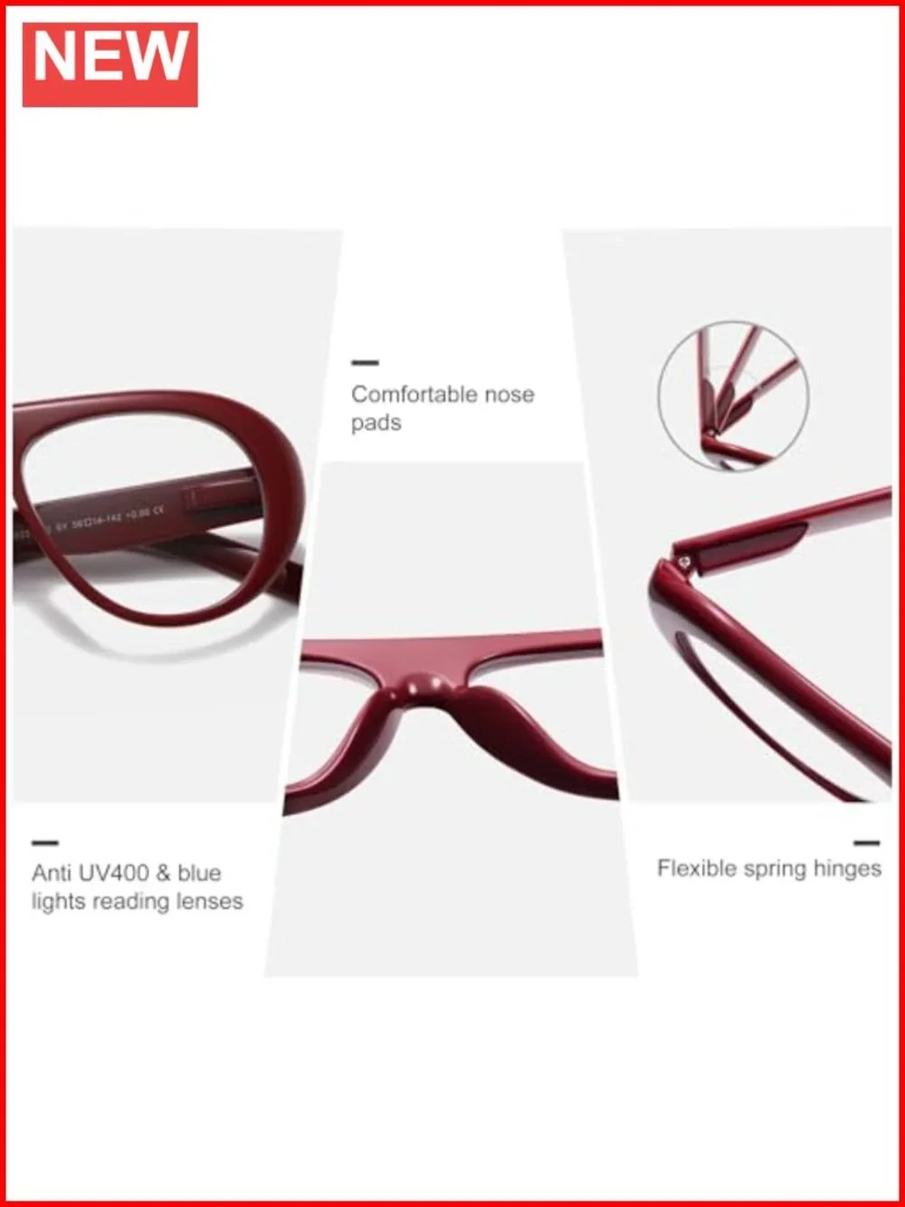 3 Pack Retro Oversized Aviator Blue Light Blocking Reading Glasses for Women Men